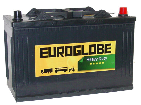 Euroglobe 61028 110Ah Startbatteri til store kjøretøy 710CcA 345x170x230mm-0 Euroglobe 61028 110Ah Startbatteri til store kjøretøy 710CcA 345x170x230mm-0