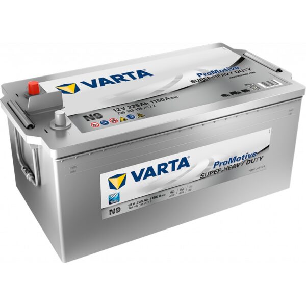 VARTA Professional Dual Batteri 12V 225AH 1150CCA (518x276x242mm) +venstre LFD230 VAR-930230-0 VARTA Professional Dual Batteri 12V 225AH 1150CCA (518x276x242mm) +venstre LFD230 VAR-930230-0