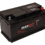 SKANBATT Fritidsbatteri 12V 100AH 780CCA (354x175x190/190mm) Polstilling 5 - Plusspol til hÃƒÂ¸yre-0