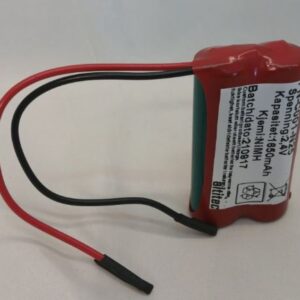 2,4V AA NIMH med ledning