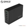 Orico multi-USB lader 6 porter USB-C og USB 110-240VAC input -0