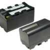 NP-F930 / NP-F770 Batteri for Sony CCD-, DCR-, GV-, HDR-, HVR- MPK-, PLM-, UPX- serier 7.4 Volt 6600 mAh Høykapasitet-0