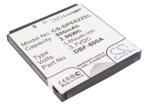Batteri til Doro PhoneEasy 520, 606, 609, 613, 621, 622, 623, 626, 631, 632 GSM DBF-800 800 mAh kompatibelt-0