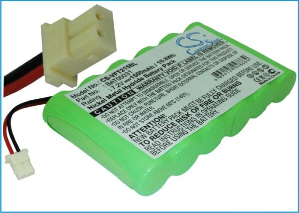 Batteri til VeriFone Nurit 2159 7.2V 1500mAh BAT00031-0 Batteri til VeriFone Nurit 2159 7.2V 1500mAh BAT00031-0