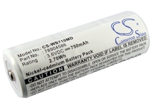 Batteri til Welch-Allyn 11720, Welch-Allyn 11730 3.6V 750mAh 78904586-0 Batteri til Welch-Allyn 11720, Welch-Allyn 11730 3.6V 750mAh 78904586-0