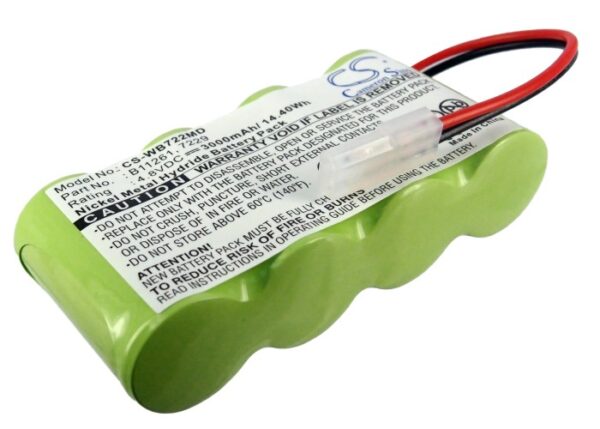 Batteri til Welch-Allyn 12000, 72240 4.8V 3000mAh B11261, 7229-0 Batteri til Welch-Allyn 12000, 72240 4.8V 3000mAh B11261, 7229-0