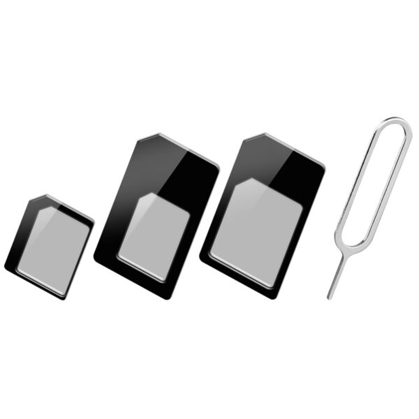 Sim kort adapter sett med simkort verktøy for iPhone Sim kort adapter sett med simkort verktøy for iPhone