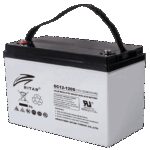 RITAR AGM Deep Cycle Batteri 12V 120AH C10 (328x172x222mm) Polstilling 4 - Plusspol til venstre-0