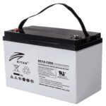 RITAR AGM Deep Cycle Batteri 12V 120AH C10 (328x172x222mm) Polstilling 4 - Plusspol til venstre-0