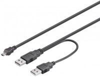 USB 2.0 Hi-Speed dual power kabel-0