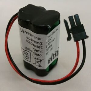 4,8V Batteri til Fagerhult 600mAh NIMH Minifit-Micro 60AAAHT4YMX