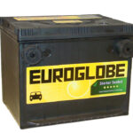 Euroglobe 56080 60Ah Semitett (SMF) startbatteri med US sidepoler 650CcA 230x178x185mm