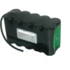 12V 13Ah NIMH Batteripakke med 25cm 2,5mm2 ledning-0