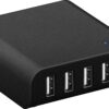 5 port Intelligent USB lader 8A input 100-240VAC-0