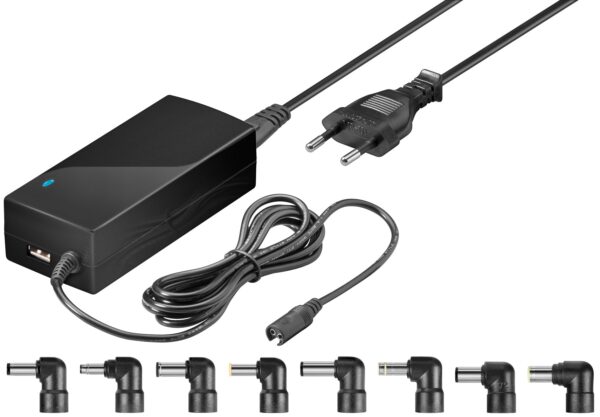 Universal AC adapter, 9 til 20VDC 60W, 8 plugger-0
