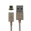 Magnetisk Lightning kabel 1.2m til Samsung med micro usb inngang