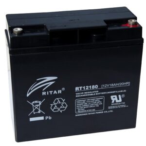 12V 18Ah Powersonic AGM batteri T3 VDS
