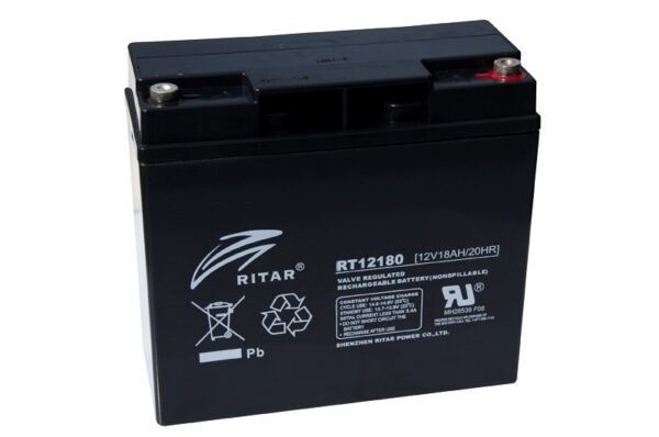 12V 18Ah Powersonic AGM batteri T3 VDS