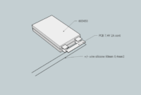 7,4V 1100mAh Lipo inkl 4A pcb og silikonledning-0