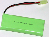 Nikko 7,2V 2000mAh NIMH med Tamiya plugg-0