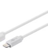 2m Lightning 8-pin data / ladekabel til Apple iPhone 5, 6, 7 og iPad - Apple-MFI