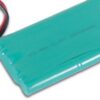 9,6V 800mAh NiCd Batteri m/ledning