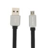 Svart 1 meter lang Micro USB Data kabel