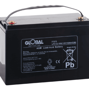 12V EGC115-12 / LPC12-100 DEEP CYCLE AGM 115Ah 330 x 173 x 220 mm-0