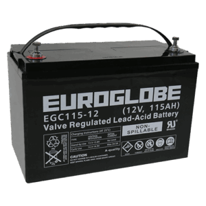 12V EGC115-12 DEEP CYCLE AGM 115Ah 330 x 173 x 220 mm