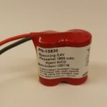 Batteripakke 2,4V 1800mAh NiCD Med Ledning