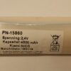 Nødlysbatteri 2,4V 4500mAh NiCD