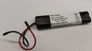 Batteripakke 4,8V 800mAh NiMH