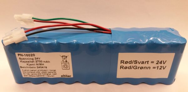 12/24V 2700mAh NIMH 20S HR-AU -0 12/24V 2700mAh NIMH 20S HR-AU -0
