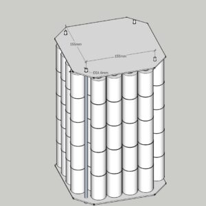 Saft LSH20 5S32P 160 celler PTC, Schottcy 18V 416Ah-0