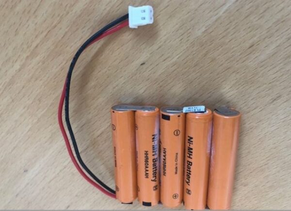 Batteri 6V 800mAh AAA med kontakt-0 Batteri 6V 800mAh AAA med kontakt-0