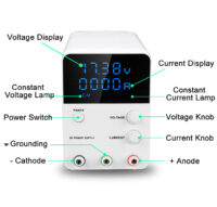 Laboratoriestrømforsyning 0-5A, 0-60V med LED Display -113387