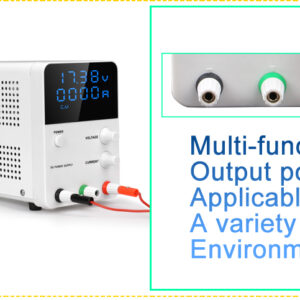 Laboratoriestrømforsyning 0-5A, 0-60V med LED Display -113385