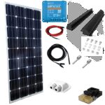 200W Solcellepakke for bobil, camping, hytte...-0