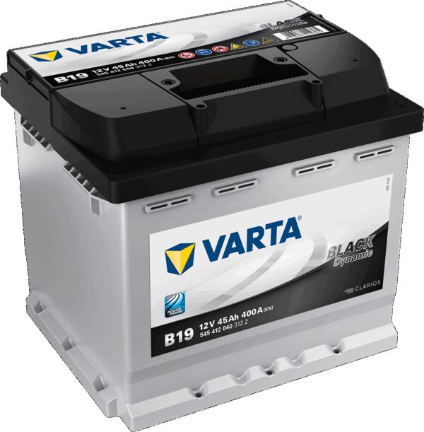 ARTA Black Dynamic Batteri 12V 45AH 400CCA (207x175x190/190mm) +høyre B19
