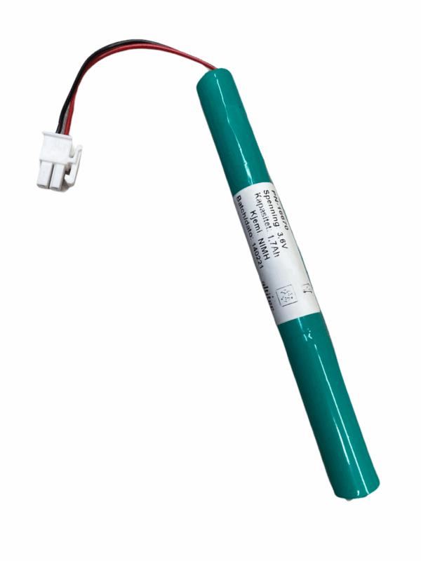 3,6V 1700mAh Nødlysbatteri stav B941, B951, B957, 3AAM2-0L4 3,6V 1700mAh Nødlysbatteri stav B941, B951, B957, 3AAM2-0L4