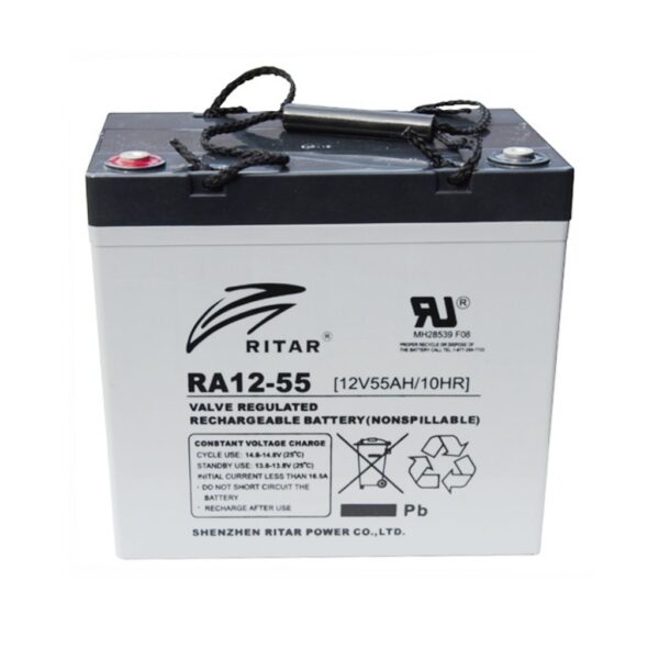 AGM Batteri 12V 55Ah 8G22NF 228x138x208mm-113392