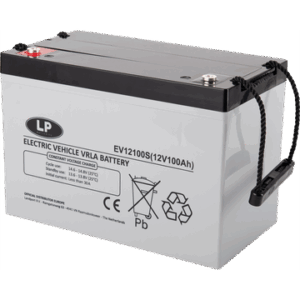 12V 100Ah AGM Batteri 306x168x210mm for syklisk bruk høy strøm og UPS-0