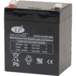 12V 5,0-5,4Ah AGM Batteri 90x70x101/107mm T1-0