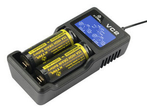 Lader for 2 stk 18650, 21700 batterier Li-ion 18650 Xtar VC2-0