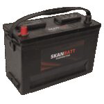 SKANBATT MF50-600 Startbatteri 12V 80AH 600CCA (343x127x234/254) Polstilling 4 - Plusspol til venstre-0