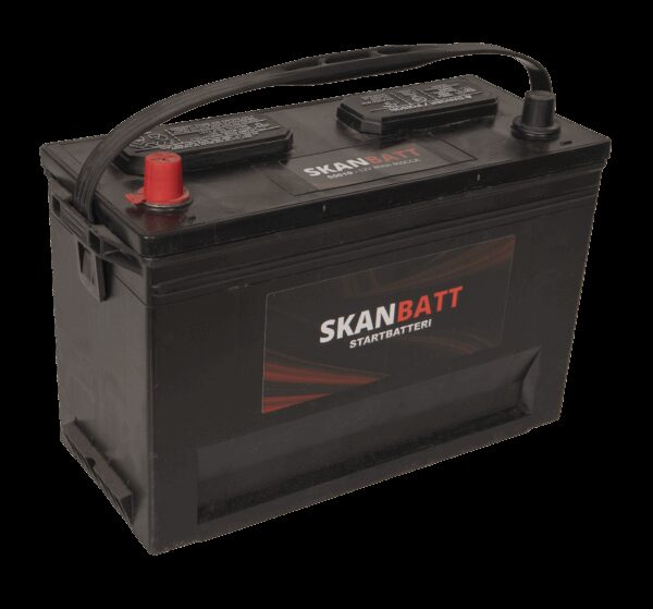 SKANBATT MF50-600 Startbatteri 12V 80AH 600CCA (343x127x234/254) Polstilling 4 - Plusspol til venstre-0