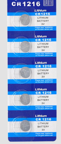CR1216 Lithium 3V batteri 5pk-112963