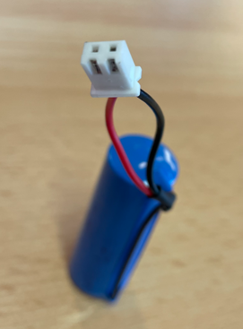 Batteri CR17450SE 3,0V w/ plug-0 Batteri CR17450SE 3,0V w/ plug-0