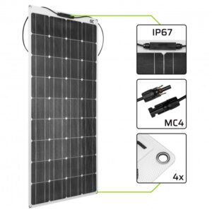 GC SolarFlex 12V-18V 100W 5,56A Monocrystalline ETFE MC4 120x54x5 cm-113101