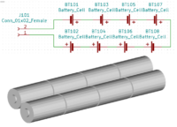 Lithium Battery Pack v.1.0 8S1P CR123 15 cm Wire-0